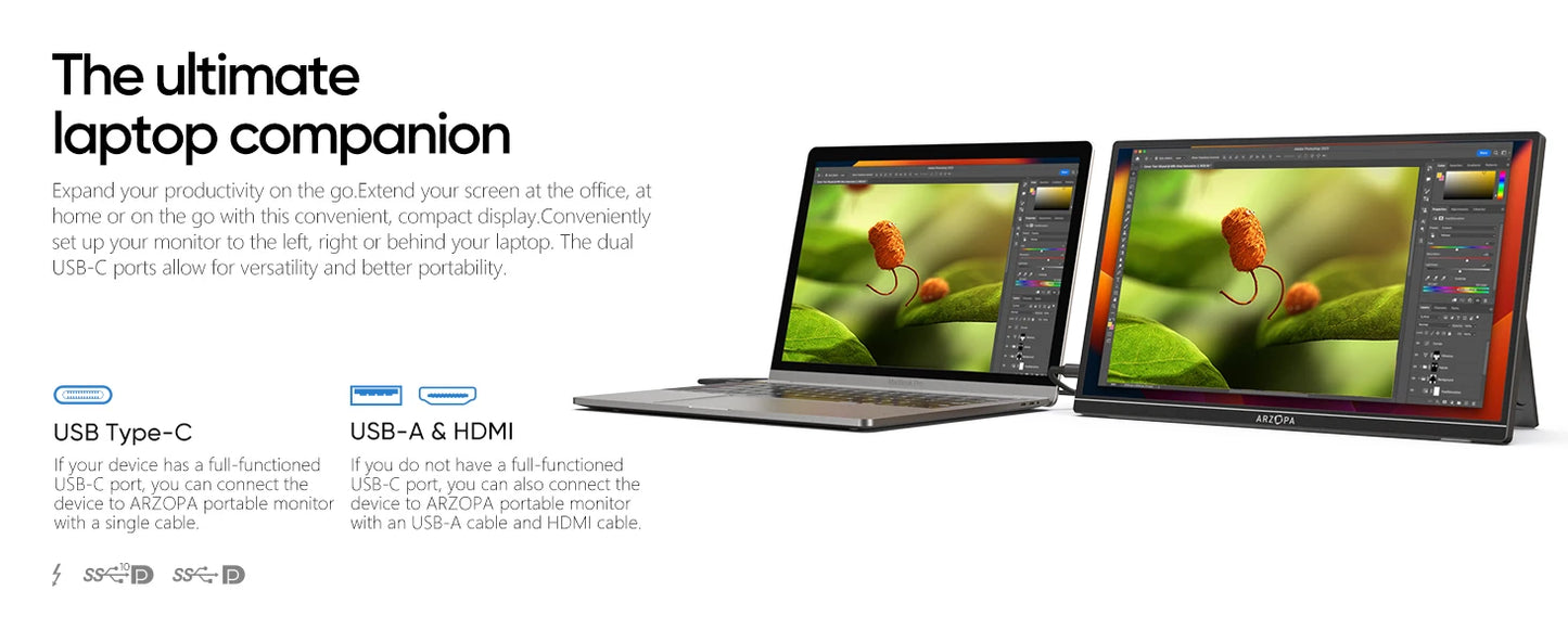 ARZOPA A1M 17.3" 60Hz Entertainment Monitor