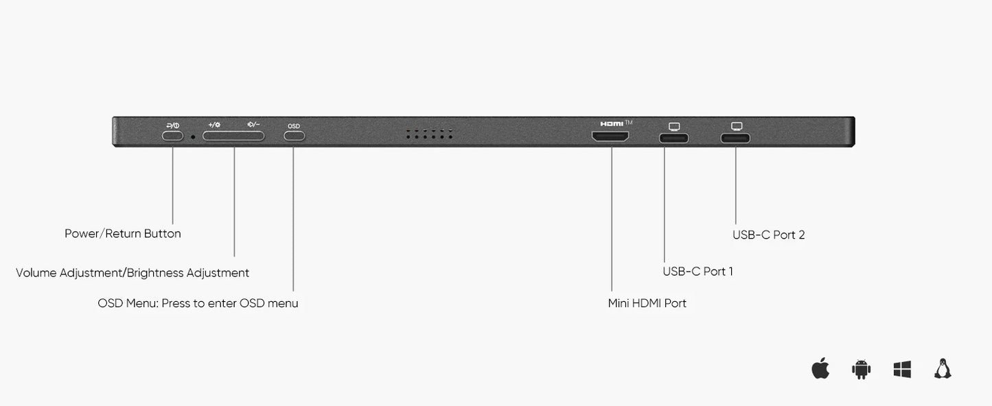ARZOPA Z1FC 16.1" 144Hz Gaming Monitor