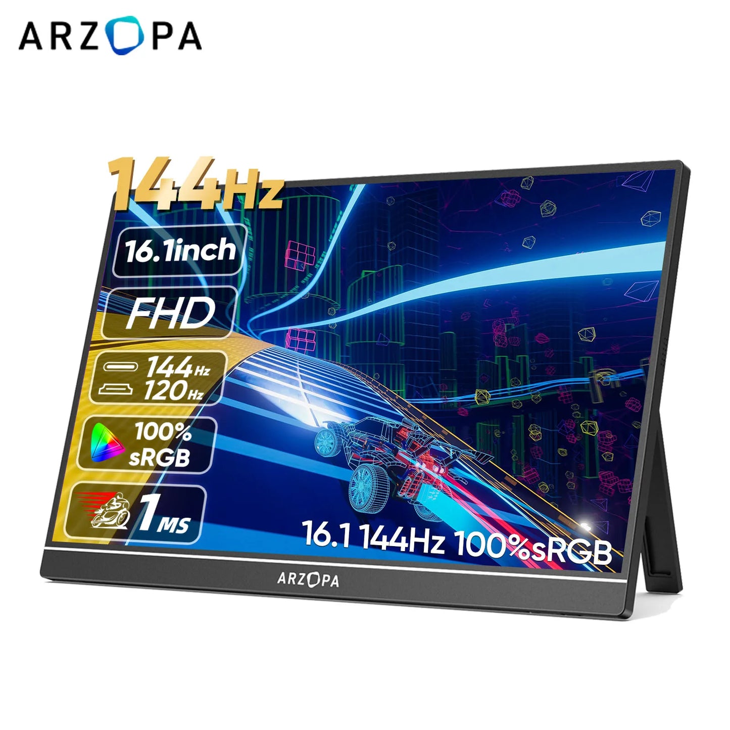 ARZOPA Z1FC 16.1" 144Hz Gaming Monitor