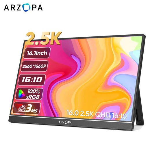ARZOPA Z1RC 16" 2.5K Creative Monitor